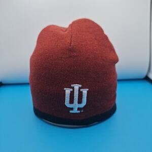 NCAA Toddler Boys Knit Beanie Hat Cap Brown Indiana Hoosiers IU Embroidered Logo